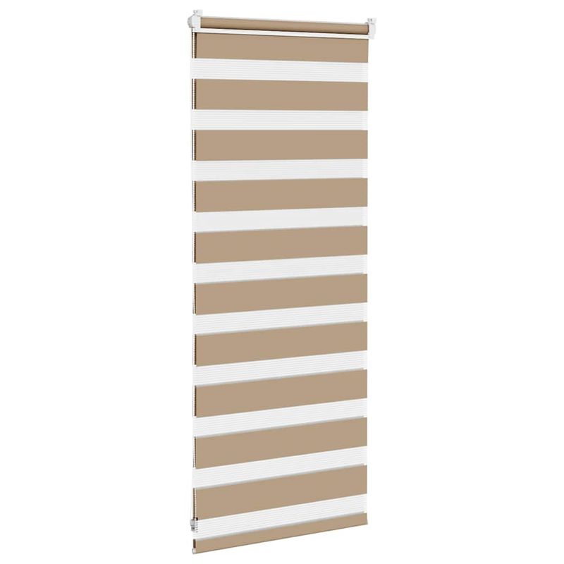 Casa si Gradina - Textile si covoare - Rulouri si jaluzele - Jaluzea tip zebra 60x100 cm latime tesatura 55,9 cm poliester, sand brown - Infinity.ro