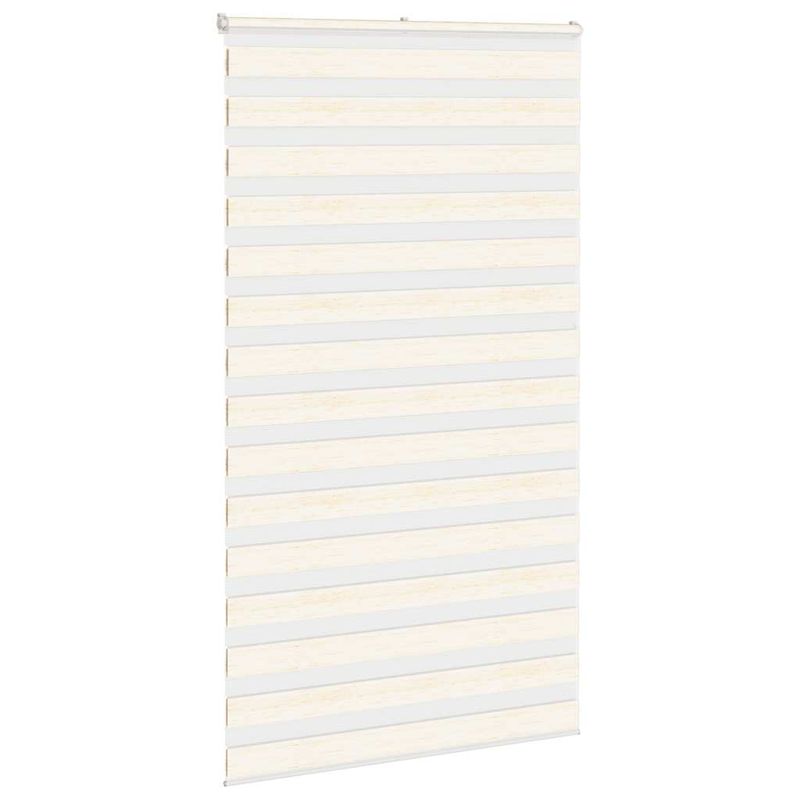 Casa si Gradina - Textile si covoare - Rulouri si jaluzele - Jaluzea tip zebra 120x200 cm latime tesatura 115,9 cm poliester, bej marmorat - Infinity.ro