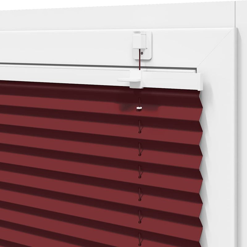 Casa si Gradina - Textile si covoare - Rulouri si jaluzele - Jaluza plisata Bordeaux Rosu 70x150 cm Latime tesatura 69,4 cm - Infinity.ro