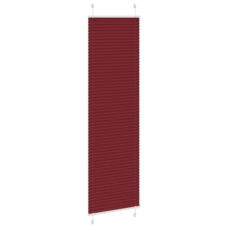 Casa si Gradina - Textile si covoare - Rulouri si jaluzele - Jaluza plisata Bordeaux Rosu 55x200 cm Latime tesatura 54,4 cm - Infinity.ro