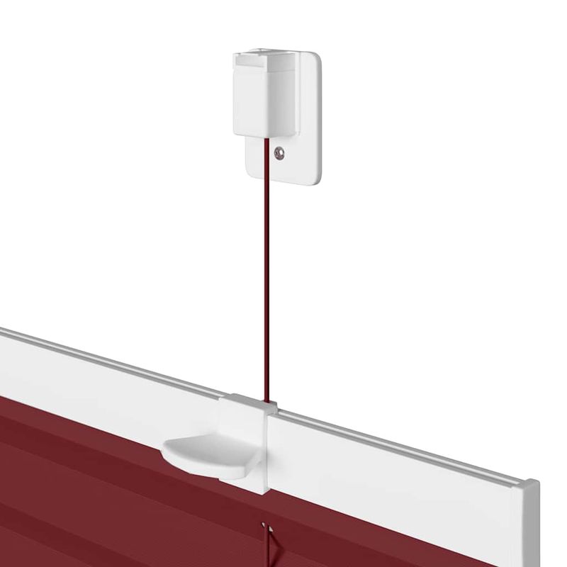 Casa si Gradina - Textile si covoare - Rulouri si jaluzele - Jaluza plisata Bordeaux Rosu 55x200 cm Latime tesatura 54,4 cm - Infinity.ro