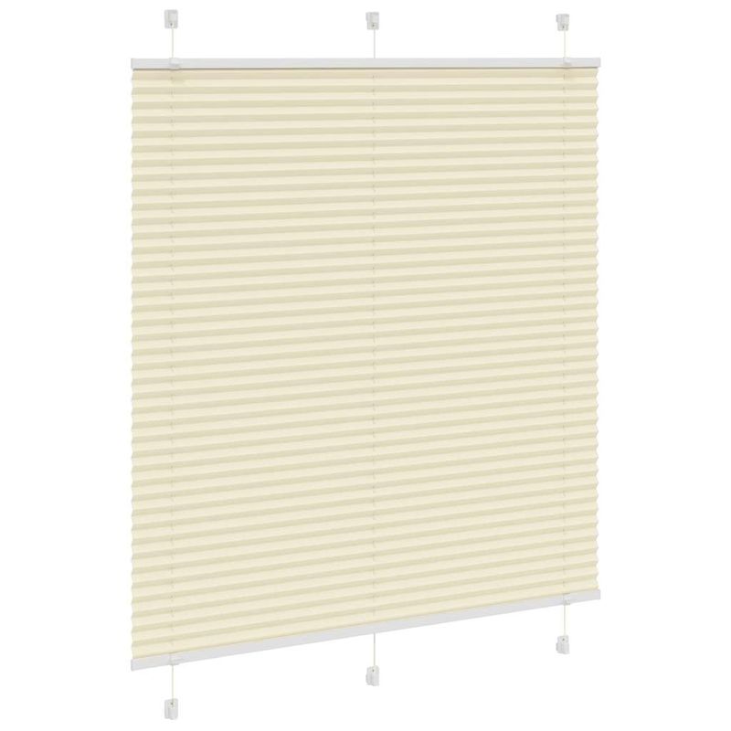 Casa si Gradina - Textile si covoare - Rulouri si jaluzele - Jaluza plisata Crem 120x150 cm Latime tesatura 119,4 cm - Infinity.ro