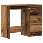 Casa si Gradina - Mobilier - Mese si birouri - Birouri - Birou din lemn vechi 90x45x76 cm din lemn de prelucrare - Infinity.ro