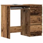 Casa si Gradina - Mobilier - Mese si birouri - Birouri - Birou din lemn vechi 90x45x76 cm din lemn de prelucrare - Infinity.ro