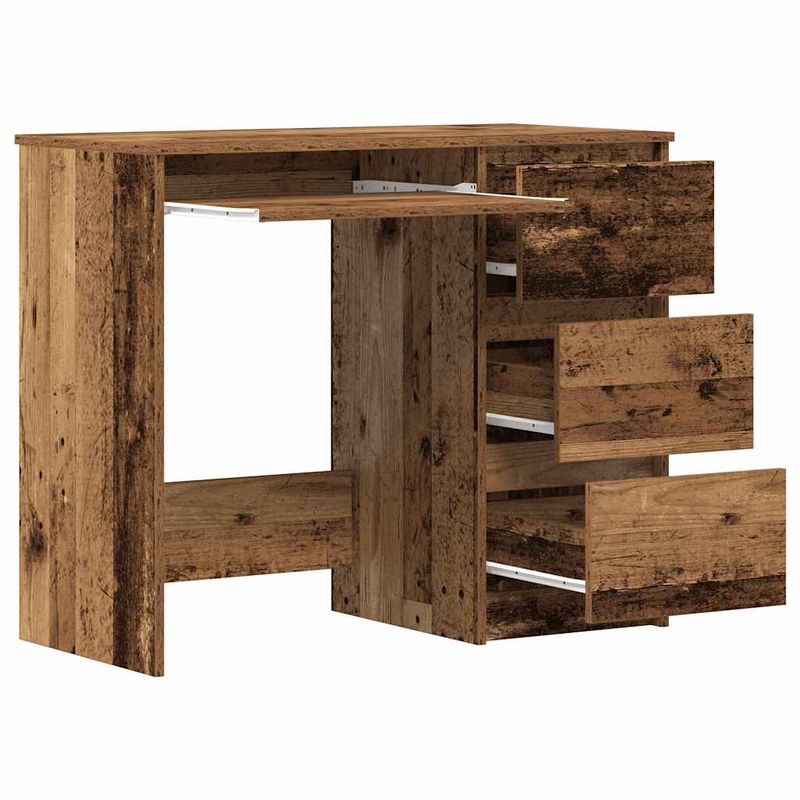 Casa si Gradina - Mobilier - Mese si birouri - Birouri - Birou din lemn vechi 90x45x76 cm din lemn de prelucrare - Infinity.ro