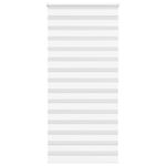 Casa si Gradina - Textile si covoare - Rulouri si jaluzele - Jaluzea tip zebra alb latime tesatura 110,9 cm poliester, mărime 115x200 cm - Infinity.ro