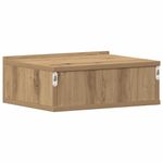 Casa si Gradina - Mobilier - Comode si corpuri - Noptiere - Noptiera plutitoare Stejar Artisan 40x32x15 cm Lemn prelucrat - Infinity.ro