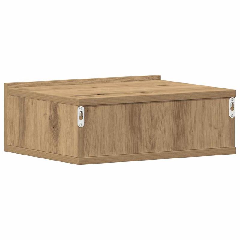 Casa si Gradina - Mobilier - Comode si corpuri - Noptiere - Noptiera plutitoare Stejar Artisan 40x32x15 cm Lemn prelucrat - Infinity.ro