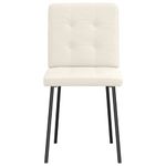 Casa si Gradina - Mobilier - Scaune si fotolii - Scaune - Scaune de bucatarie, 2 buc., crem, catifea - Infinity.ro