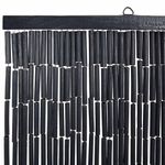 Casa si Gradina - Textile si covoare - Perdele si draperii - Perdele - Perdele usa cu insecte gri inchis 90x220 cm bambus - Infinity.ro