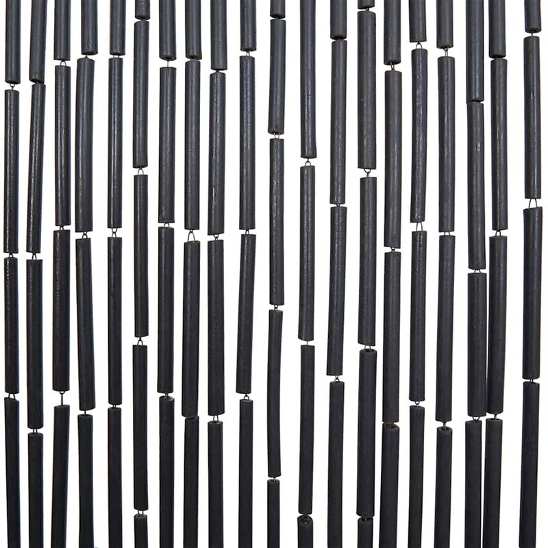 Casa si Gradina - Textile si covoare - Perdele si draperii - Perdele - Perdele usa cu insecte gri inchis 90x220 cm bambus - Infinity.ro