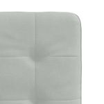 Casa si Gradina - Mobilier - Scaune si fotolii - Scaune - Scaune de bucatarie, 4 buc., gri deschis, catifea - Infinity.ro