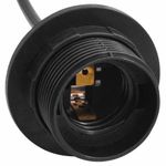 Casa si Gradina - Corpuri si surse de iluminat - Veioze si lampi - Lampi de veghe - Lampa suspendata cu 5 suporturi E27 metal negru - Infinity.ro