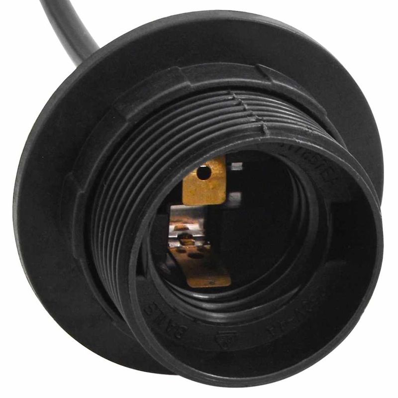 Casa si Gradina - Corpuri si surse de iluminat - Veioze si lampi - Lampi de veghe - Lampa suspendata cu 5 suporturi E27 metal negru - Infinity.ro