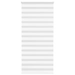 Casa si Gradina - Textile si covoare - Rulouri si jaluzele - Jaluzea tip zebra alb latime tesatura 105,9 cm poliester, mărime 110x230 cm - Infinity.ro