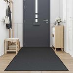 Casa si Gradina - Textile si covoare - Covoare - Covorase intrare - Pres negru 115x400 cm - Infinity.ro