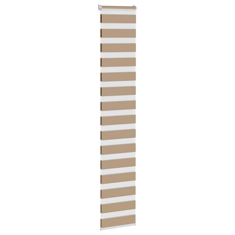 Casa si Gradina - Textile si covoare - Rulouri si jaluzele - Jaluzea tip zebra 40x230 cm latime tesatura 35,9 cm poliester, sand brown - Infinity.ro