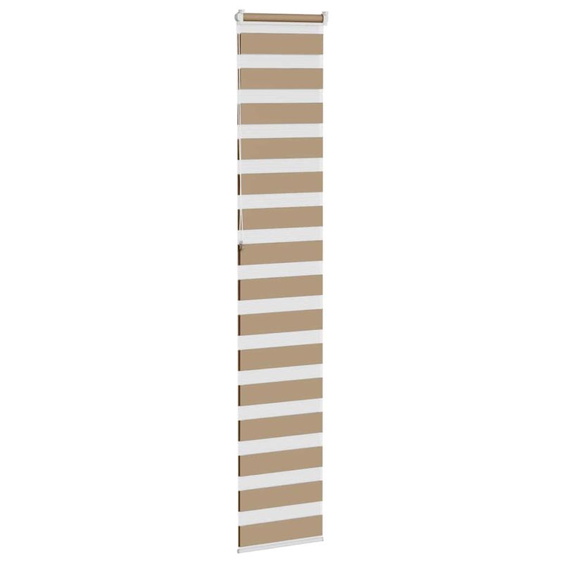 Casa si Gradina - Textile si covoare - Rulouri si jaluzele - Jaluzea tip zebra 40x230 cm latime tesatura 35,9 cm poliester, sand brown - Infinity.ro