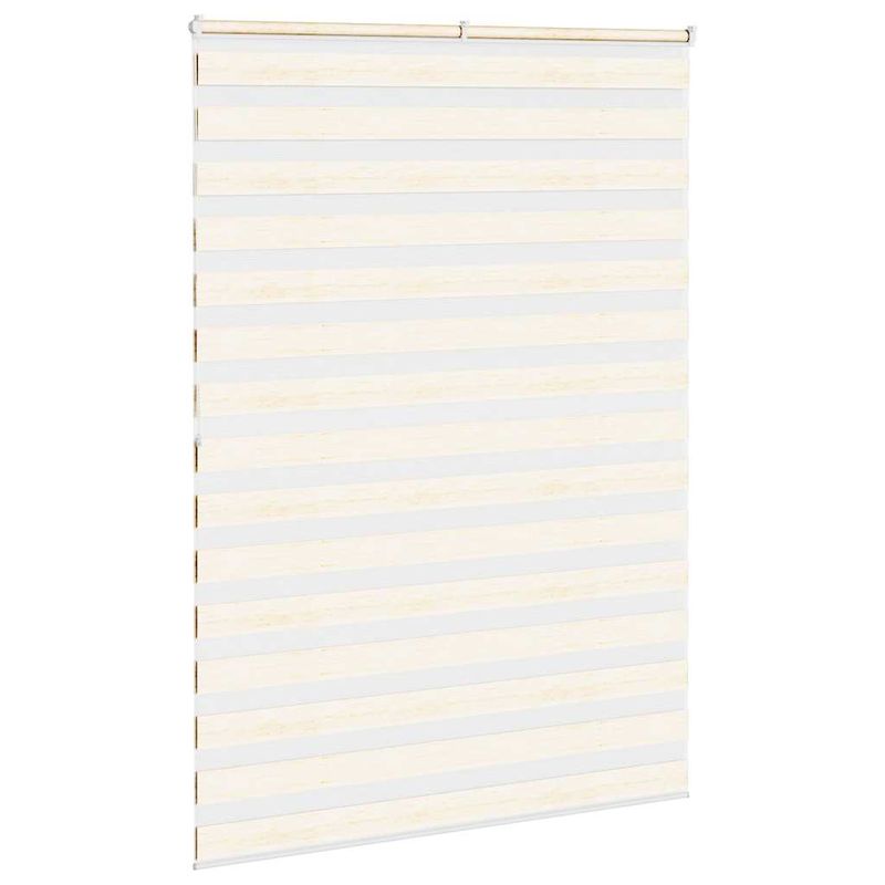 Casa si Gradina - Textile si covoare - Rulouri si jaluzele - Jaluzea tip zebra 155x200 cm latime tesatura 150,9 cm poliester, bej marmorat - Infinity.ro
