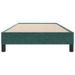 Casa si Gradina - Mobilier - Paturi si accesorii - Paturi - Cadru de pat fara saltea, verde inchis, 80x210 cm, catifea - Infinity.ro