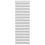 Casa si Gradina - Textile si covoare - Rulouri si jaluzele - Jaluzea tip zebra gri deschis latime tesatura 65,9 cm poliester, mărime 70x230 cm - Infinity.ro