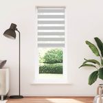 Casa si Gradina - Textile si covoare - Rulouri si jaluzele - Jaluzea tip zebra gri deschis latime tesatura 65,9 cm poliester, mărime 70x230 cm - Infinity.ro