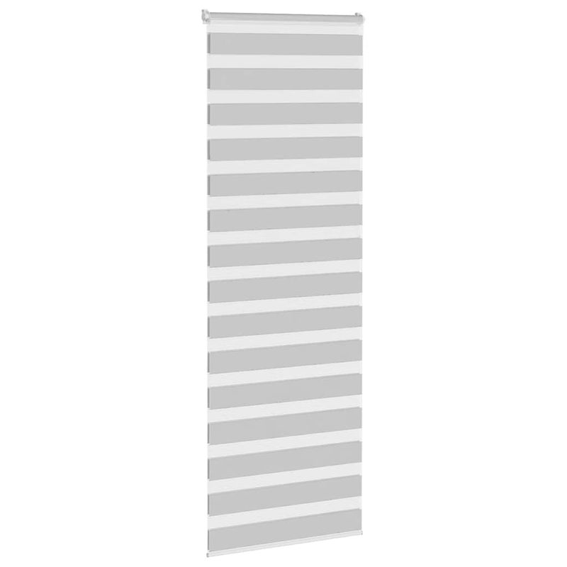Casa si Gradina - Textile si covoare - Rulouri si jaluzele - Jaluzea tip zebra gri deschis latime tesatura 65,9 cm poliester, mărime 70x230 cm - Infinity.ro