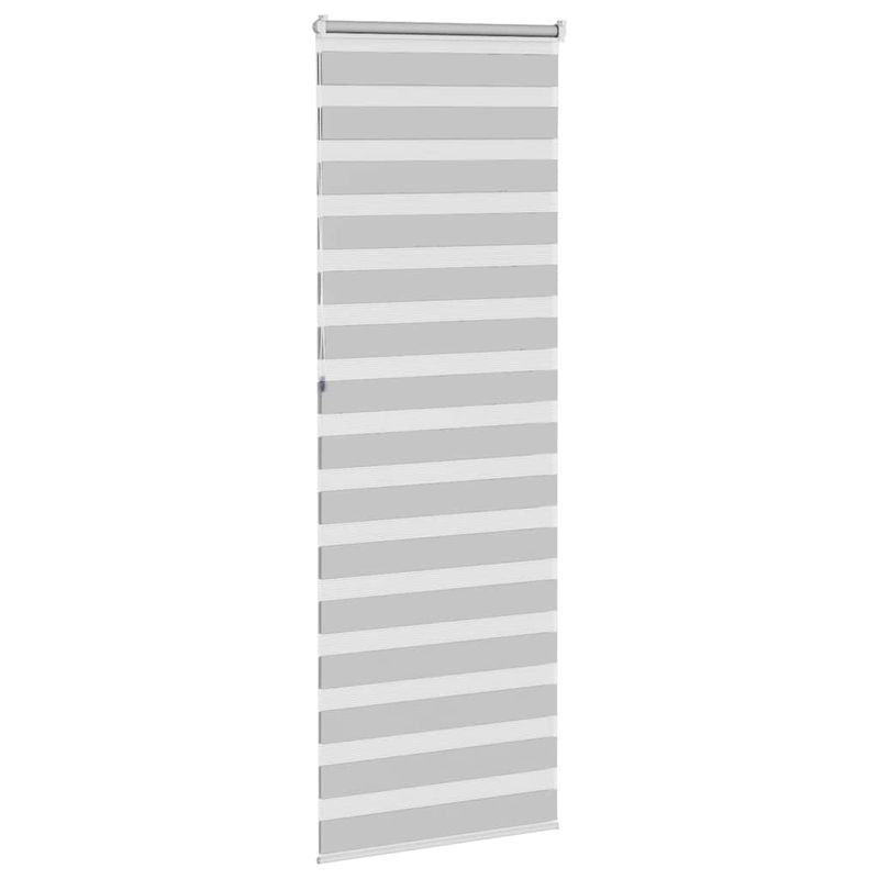 Casa si Gradina - Textile si covoare - Rulouri si jaluzele - Jaluzea tip zebra gri deschis latime tesatura 65,9 cm poliester, mărime 70x230 cm - Infinity.ro