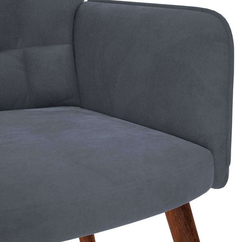 Casa si Gradina - Mobilier - Scaune si fotolii - Fotolii - Fotoliu de relaxare, gri inchis, catifea - Infinity.ro