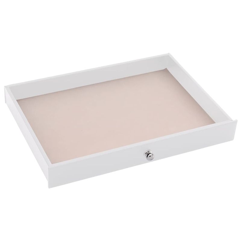 Fashion, accesorii si bijuterii - Femei - Bijuterii femei - Cutii bijuterii - Cutie de bijuterii 10 straturi cu suport pentru ceasuri alb - Infinity.ro