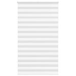 Casa si Gradina - Textile si covoare - Rulouri si jaluzele - Jaluzea tip zebra alb latime tesatura 120,9 cm poliester, mărime 125x200 cm - Infinity.ro