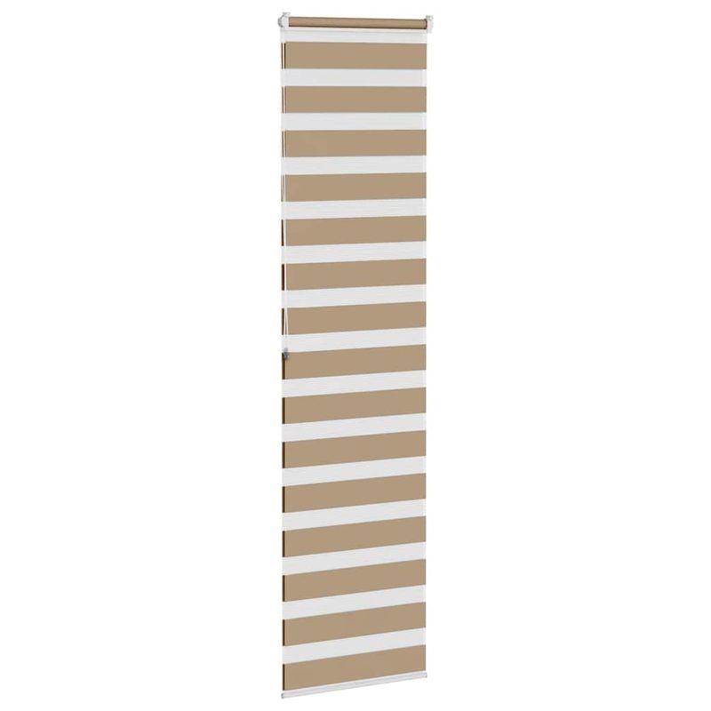 Casa si Gradina - Textile si covoare - Rulouri si jaluzele - Jaluzea tip zebra 65x200 cm latime tesatura 60,9 cm poliester, sand brown - Infinity.ro
