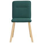 Casa si Gradina - Mobilier - Scaune si fotolii - Scaune - Scaune de bucatarie, 2 buc., verde inchis, material textil - Infinity.ro
