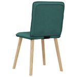 Casa si Gradina - Mobilier - Scaune si fotolii - Scaune - Scaune de bucatarie, 2 buc., verde inchis, material textil - Infinity.ro