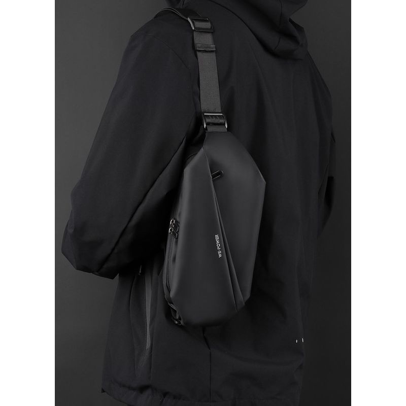 Sport si Outdoor - Echipament Sportiv - Accesorii echipament sportiv - Genti si borsete fitness - Borseta, geanta umar, 4 buzunare, 36 x 13 x 9 cm, unisex. neagra, Obralix® - Infinity.ro