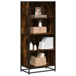 Casa si Gradina - Mobilier - Biblioteci si rafturi - Biblioteci - Biblioteca, stejar fumuriu, 60x35x139 cm, lemn prelucrat - Infinity.ro
