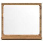 Casa si Gradina - Mobilier - Mobilier baie - Corpuri baie - Dulap baie cu oglinda stejar artizanal 40x11x37 cm, lemn - Infinity.ro