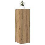 Casa si Gradina - Mobilier - Comode si corpuri - Comode - Dulap TV, stejar artizanal, 30,5x30x90 cm, lemn prelucrat - Infinity.ro