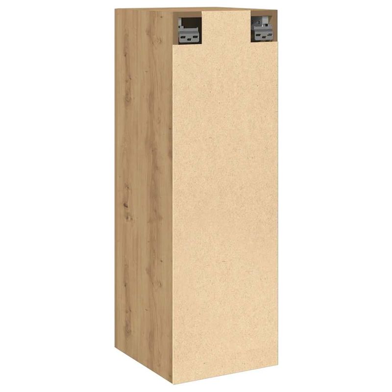 Casa si Gradina - Mobilier - Comode si corpuri - Comode - Dulap TV, stejar artizanal, 30,5x30x90 cm, lemn prelucrat - Infinity.ro