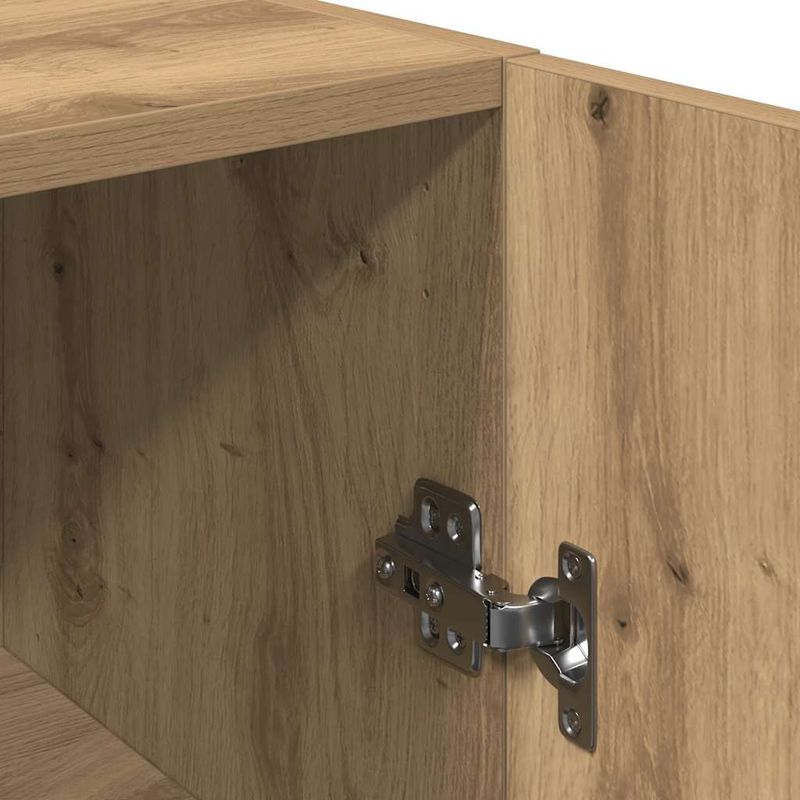 Casa si Gradina - Mobilier - Comode si corpuri - Comode - Dulap TV, stejar artizanal, 30,5x30x90 cm, lemn prelucrat - Infinity.ro