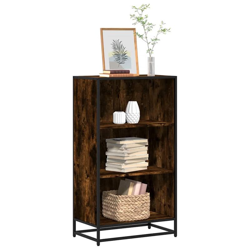 Casa si Gradina - Mobilier - Biblioteci si rafturi - Biblioteci - Biblioteca, stejar fumuriu, 60x35x107,5 cm, lemn prelucrat - Infinity.ro