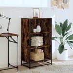 Casa si Gradina - Mobilier - Biblioteci si rafturi - Biblioteci - Biblioteca, stejar fumuriu, 60x35x107,5 cm, lemn prelucrat - Infinity.ro