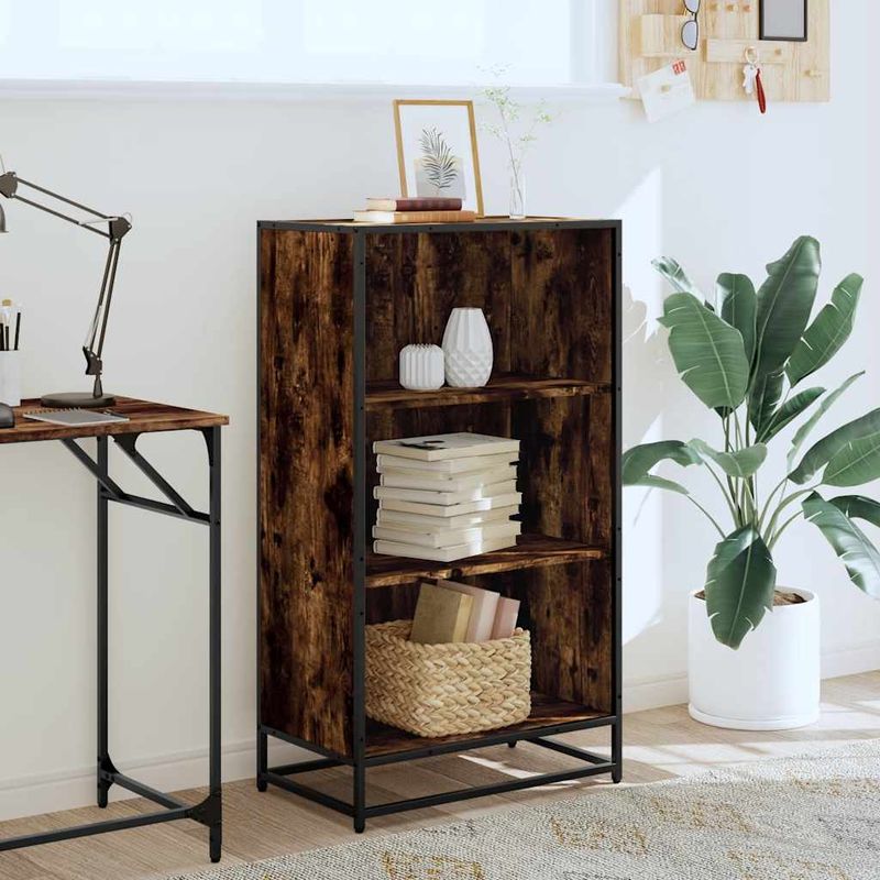 Casa si Gradina - Mobilier - Biblioteci si rafturi - Biblioteci - Biblioteca, stejar fumuriu, 60x35x107,5 cm, lemn prelucrat - Infinity.ro
