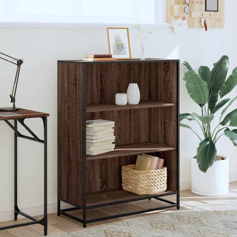 Casa si Gradina - Mobilier - Biblioteci si rafturi - Biblioteci - Biblioteca, stejar maro, 80,5x35x107,5 cm, lemn prelucrat - Infinity.ro