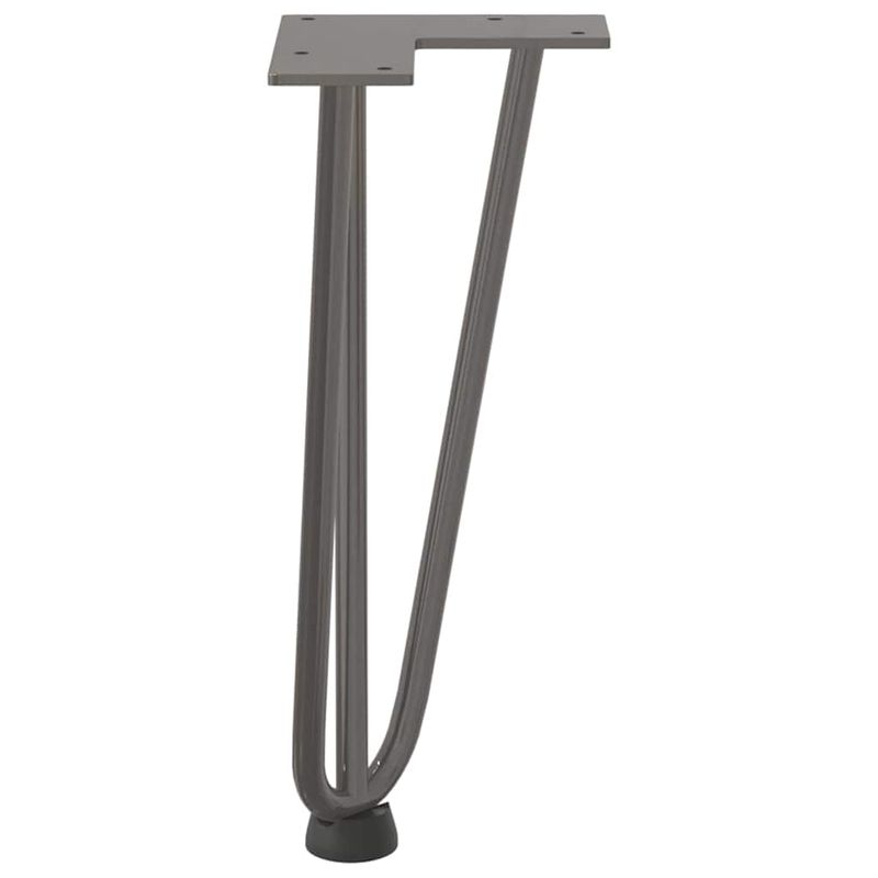 Casa si Gradina - Mobilier - Feronerie si accesorii mobila - Picioare de masa in ac de par 4 buc Otel natural Otel solid, model 3 rods, mărime 30 cm - Infinity.ro