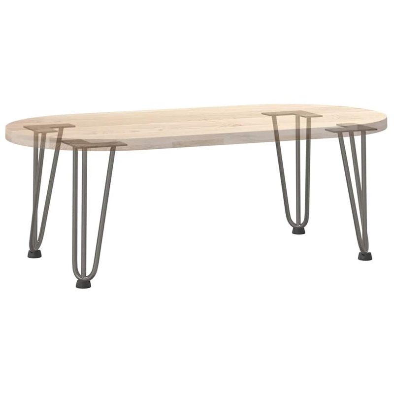 Casa si Gradina - Mobilier - Feronerie si accesorii mobila - Picioare de masa in ac de par 4 buc Otel natural Otel solid, model 3 rods, mărime 30 cm - Infinity.ro