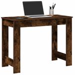 Casa si Gradina - Mobilier - Mese si birouri - Birouri - Birou, stejar fumuriu,100x45x75 cm, lemn prelucrat - Infinity.ro
