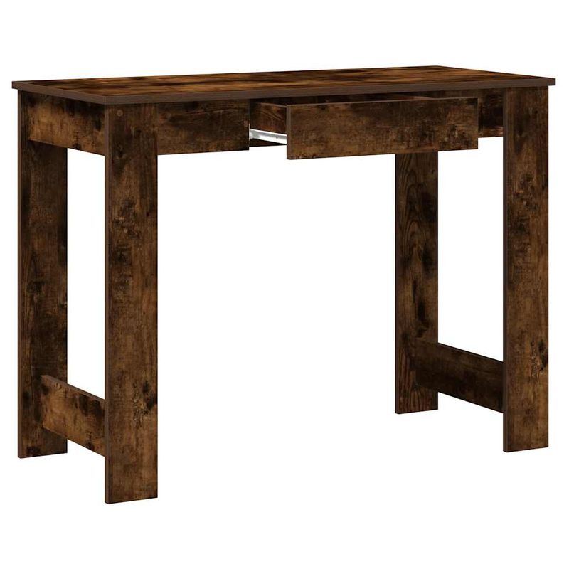 Casa si Gradina - Mobilier - Mese si birouri - Birouri - Birou, stejar fumuriu,100x45x75 cm, lemn prelucrat - Infinity.ro