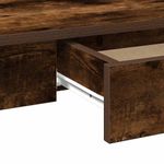 Casa si Gradina - Mobilier - Mese si birouri - Birouri - Birou, stejar fumuriu,100x45x75 cm, lemn prelucrat - Infinity.ro