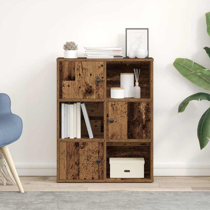 Casa si Gradina - Mobilier - Biblioteci si rafturi - Biblioteci - Biblioteca, lemn vechi, 60x24x76,5 cm, lemn prelucrat - Infinity.ro